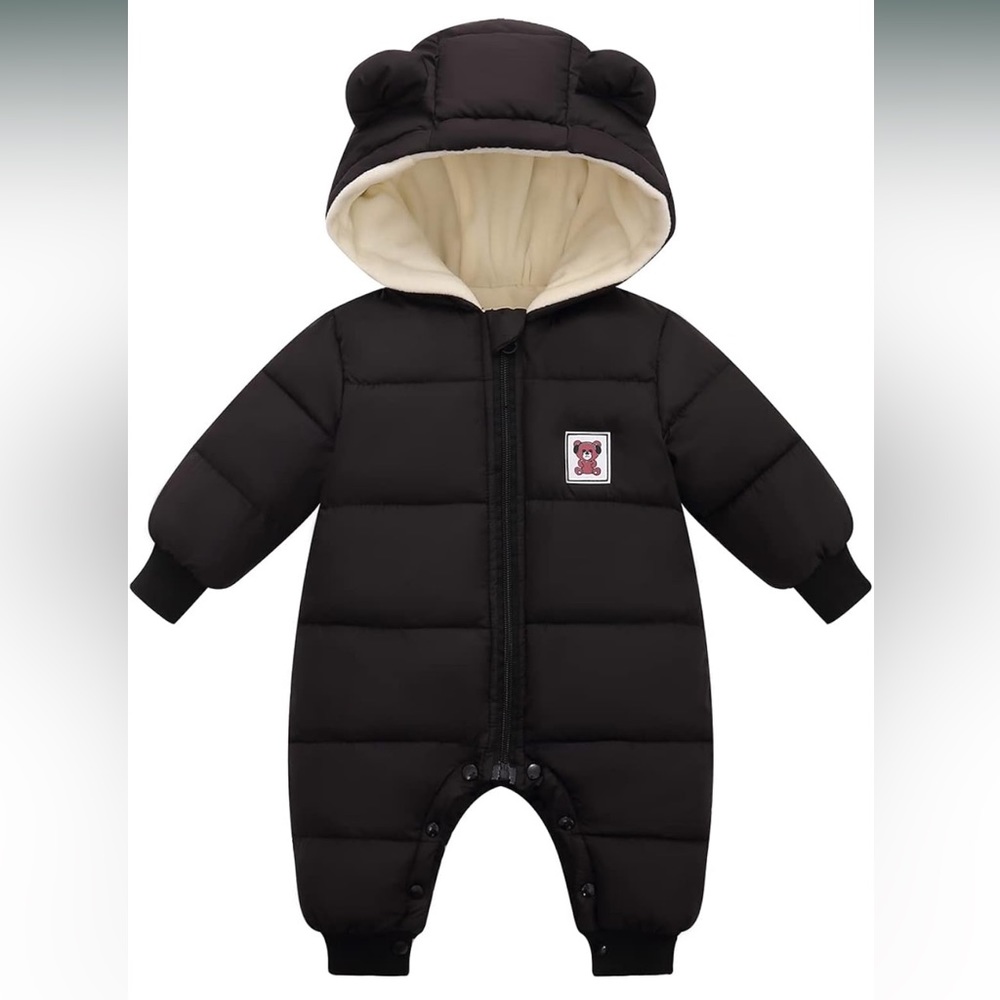 Baby Boy/girl snowsuit Black 6-12 month